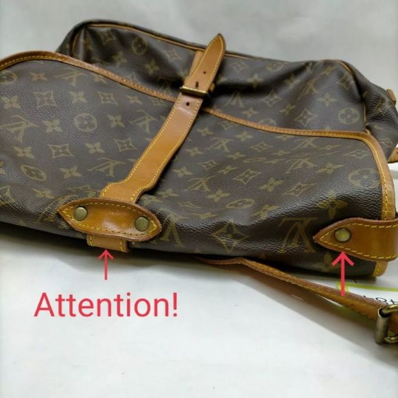 LOUIS VUITTON Authentic
Monogram Saumur 35 Handbag - Picture 10 of 11